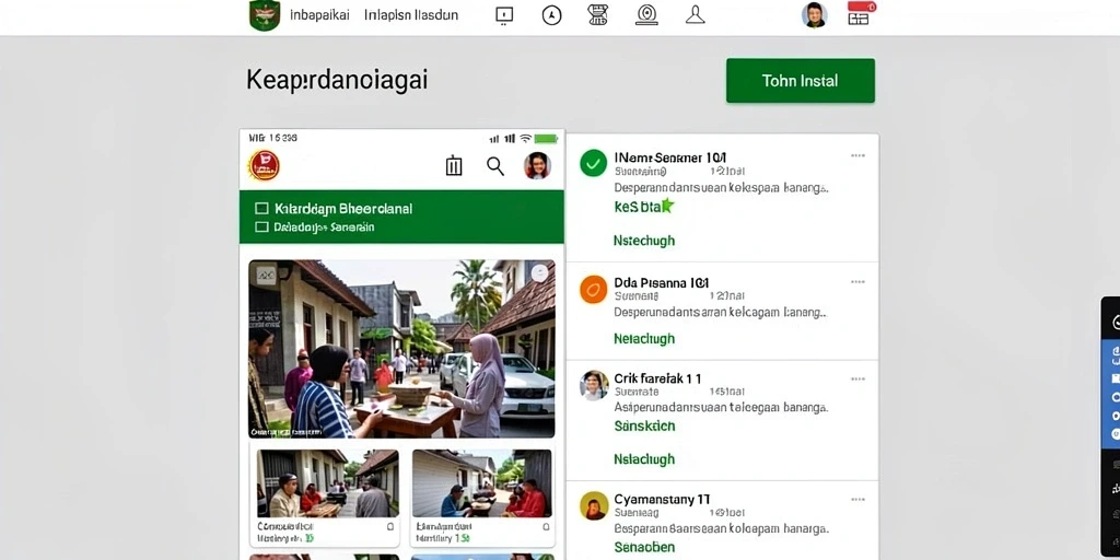 Tampilan antarmuka yang bersih dan mudah dipahami.