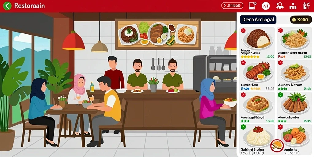 Tangkapan layar menunjukkan antarmuka permainan yang intuitif dan menarik.