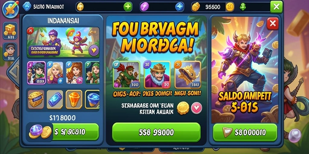 Tampilan menarik karakter dalam DS99.