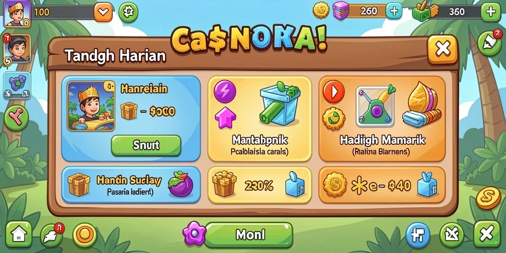 Tampilan awal GILA138 yang menarik dan penuh warna.