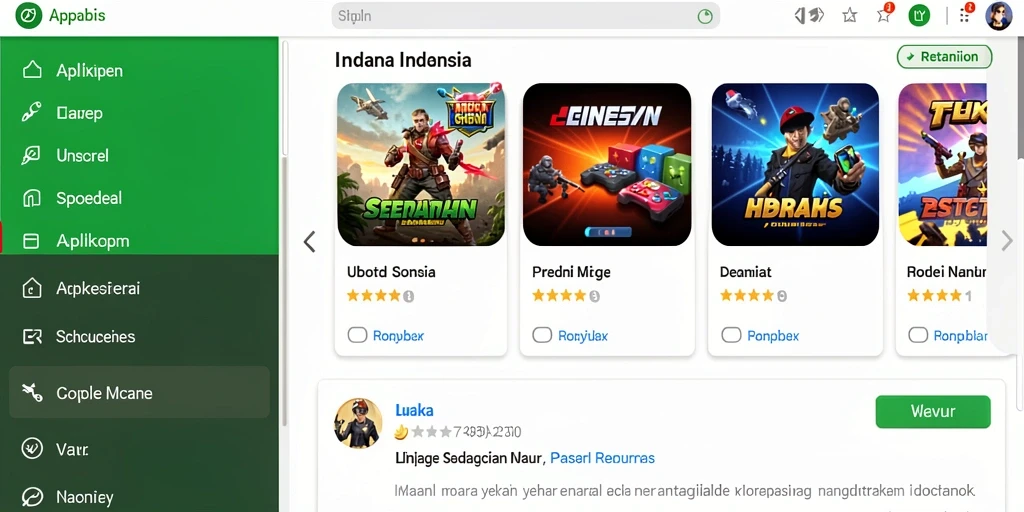 Tampilan awal yang menarik dan ramah pengguna.