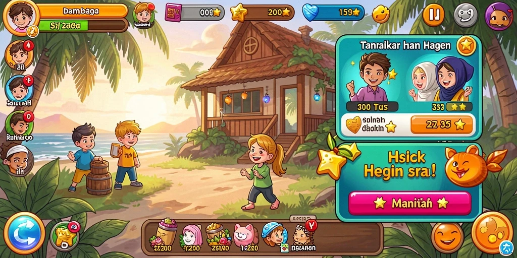 Tampilan utama aplikasi IDNRAJA dengan berbagai pilihan permainan.