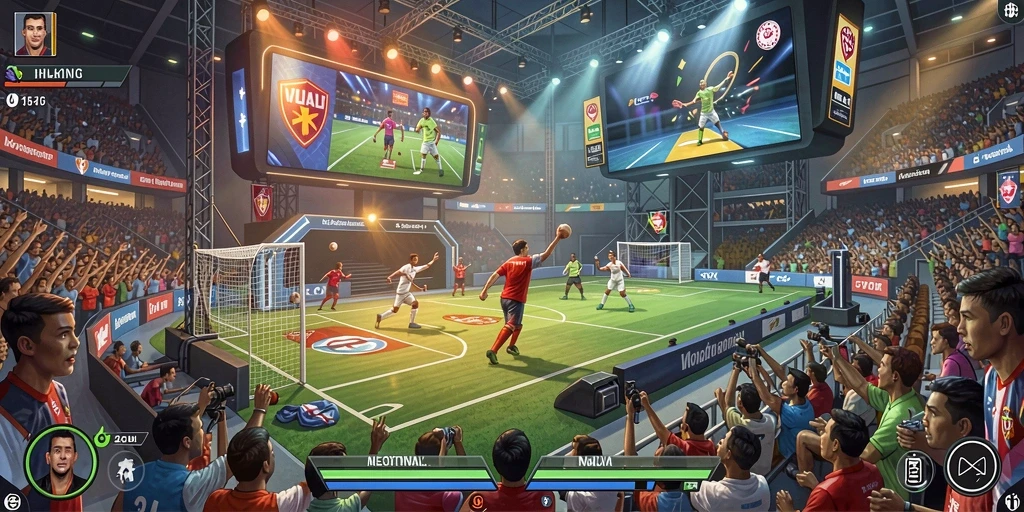 Gambaran gameplay yang seru dan menantang.