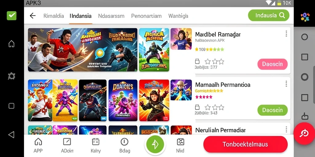 Tampilan awal aplikasi MAMIBET yang menarik.