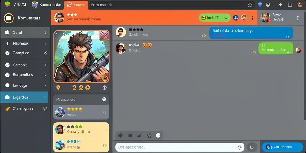 Antarmuka aplikasi MENANGBET yang user-friendly.