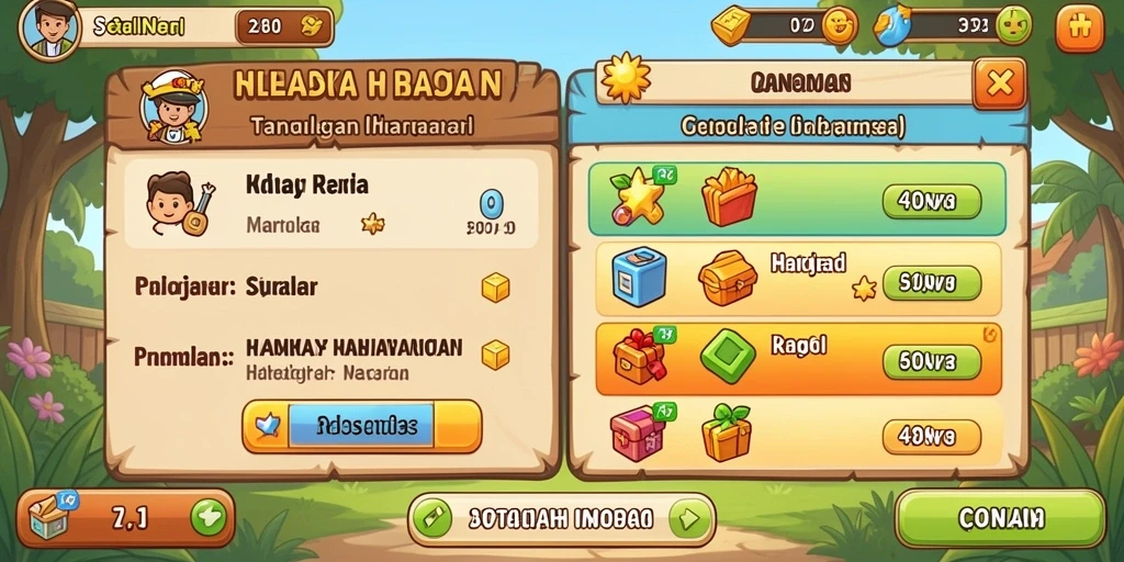 Tampilan antarmuka yang menarik dan intuitif.