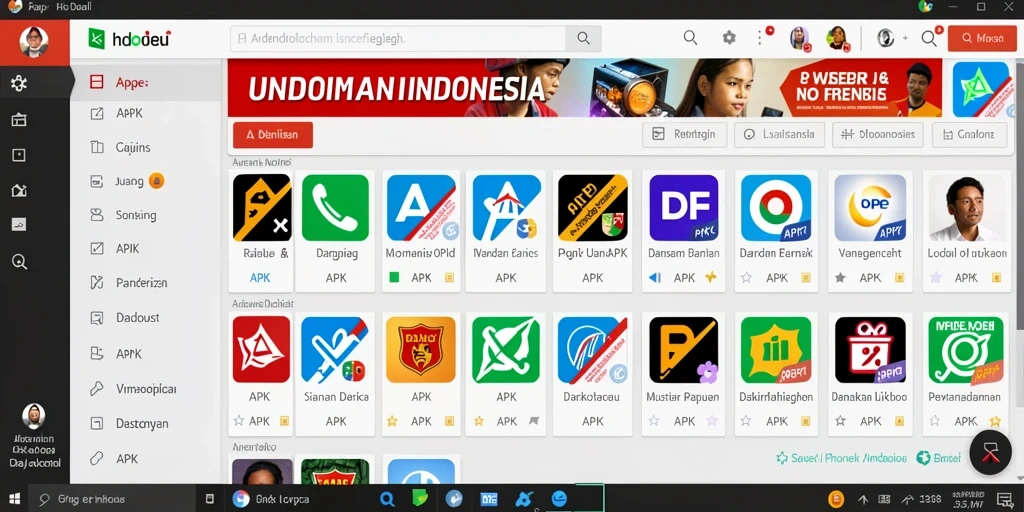 Tampilan antarmuka utama MPO555 yang menarik.