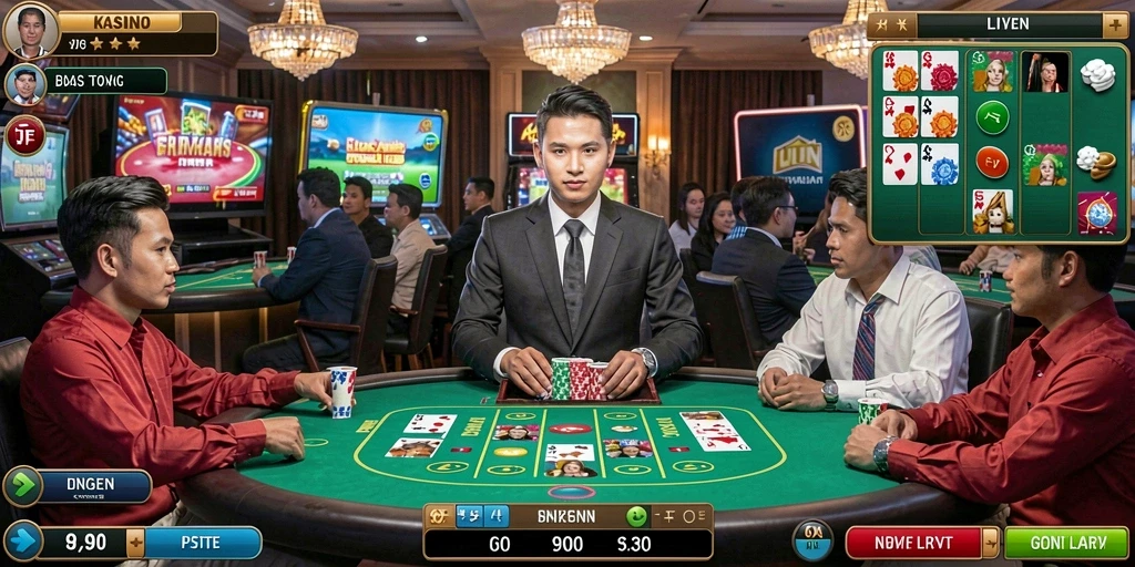 Menampilkan gameplay yang menarik dan interaktif.