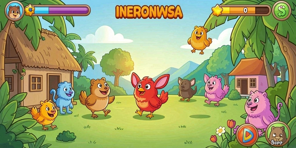 Tampilan awal game yang mengesankan.