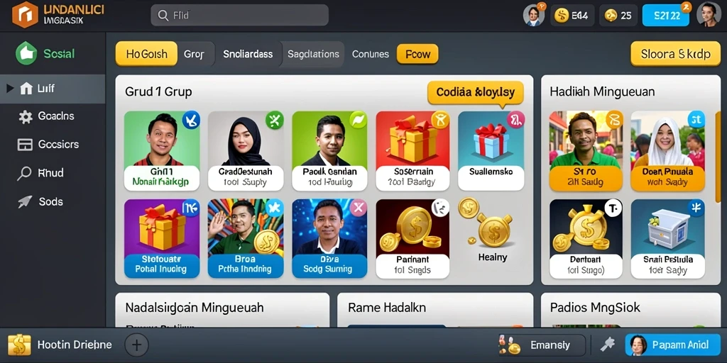 Tampilan utama RP79 dengan pilihan karakter menarik.