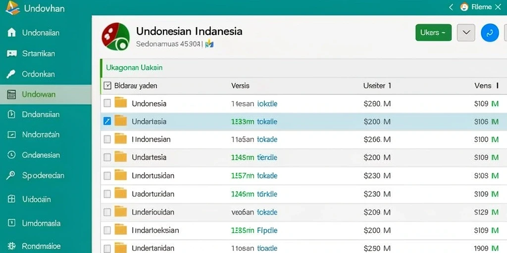 Tampilan awal dengan grafis yang menarik.